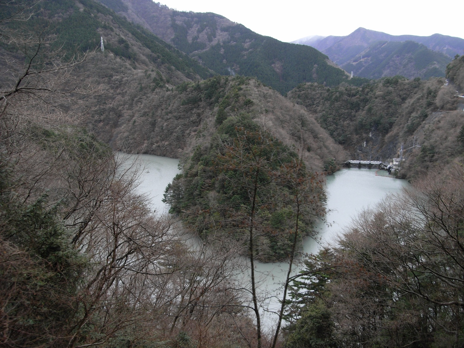 アプトいちしろキャンプ場の風景