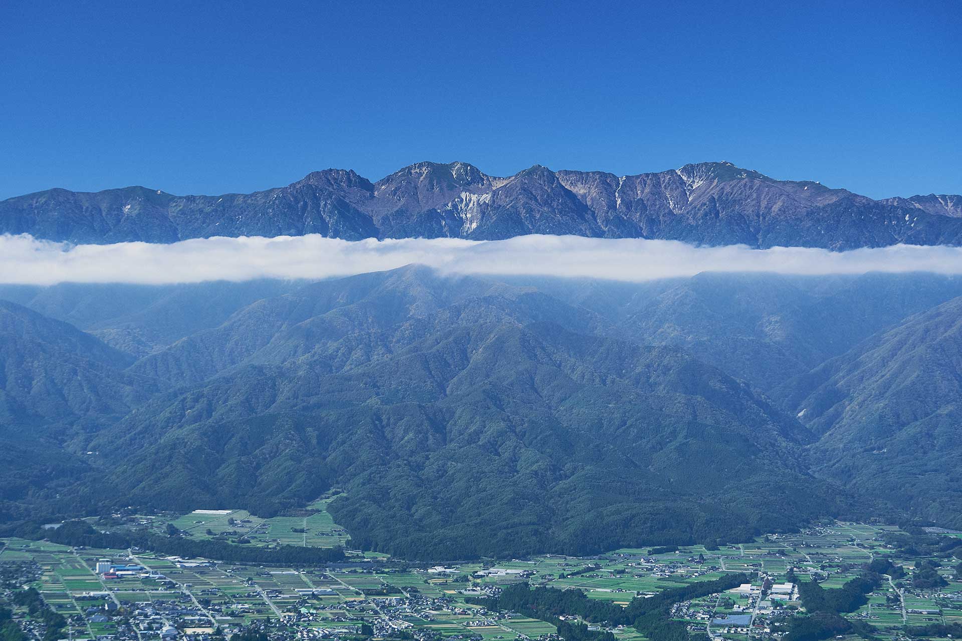 陣馬形山キャンプ場の風景